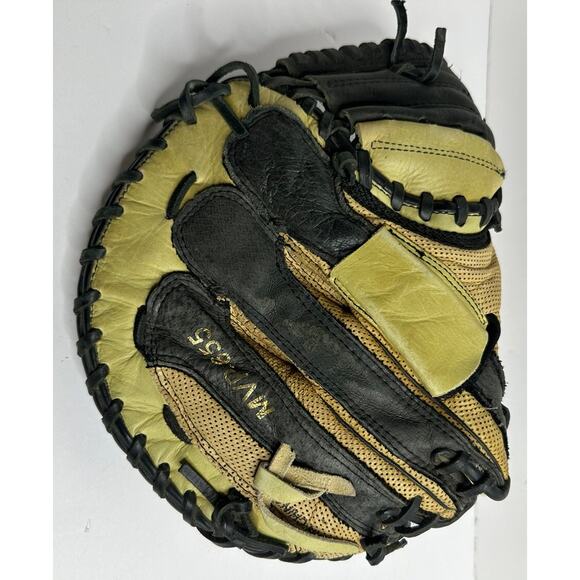 champro MVP 655 Leather Catchers Glove Power Flex Worn On Left Hand - Picture 1 of 5